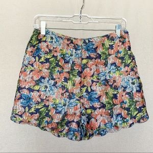 High Waisted Floral Shorts